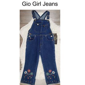 Gio Girl Jeans Overalls Sz 4t NWT